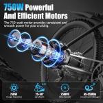 750W Electric Mountain Bike - 35 Miles Range