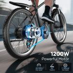 Peak 1500W Electric Mountain Bike - 65 Miles