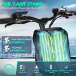 500W Electric Bike for Adults - 26" Low Step Cruiser