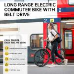 350W 27.5" Electric Commuter Bike for Adults