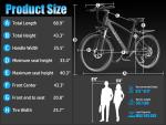 750W Electric Mountain Bike for Adults and Teens
