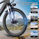 Peak 1500W Electric Mountain Bike - 65 Miles