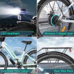 500W Electric Bike for Adults - 26" Low Step Cruiser