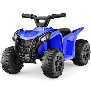6V Kids Ride-On Quad ATV Play Car - Blue