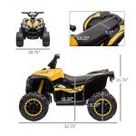 Aosom 12V Electric Kids ATV Quad Car