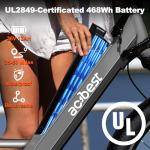ACTBEST 750W Electric Bike with Removable Battery