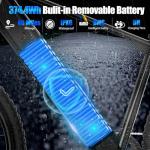 1000W ZDZA Electric Mountain Bike - 40 Miles Range