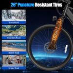 1000W ZDZA Electric Mountain Bike - 40 Miles Range