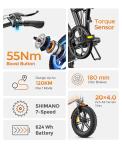 ENGWE EP-2PRO 250W Electric Folding Fat Tire Bike