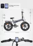 ENGWE EP-2PRO 250W Electric Folding Fat Tire Bike