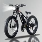 26" Fat Tire Electric Mountain Bike for Adults