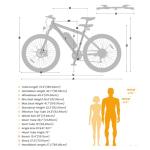 Touroll U1 Electric Mountain Bike with Removable Battery