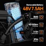 URLIFE 14" Portable Electric Bike with 60 KM Range