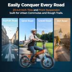 ENGWE EP-2 BOOST Folding Electric Fat Bike