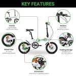 ECOSMO 16" Lightweight Folding City Bike