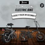 Yasyas 20” Folding Electric Bike, 250W Power