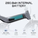 HITWAY BK2 Folding Electric Bike with LCD Display