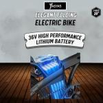 Yasyas 20” Folding Electric Bike, 250W Power