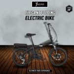 YASYAS 20" Folding Electric Bike, 250W Power