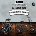 YASYAS 20" Folding Electric Bike, 250W Power