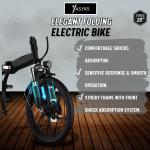 Portable 20” Folding Electric Bike, 250W Power
