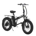 Shimano 20" Folding Electric Bike with Fat Tires