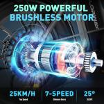 Shimano 20" Folding Electric Fat Tire Bike