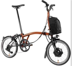 Brompton P Line Electric Folding Bike - 12 Speed