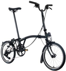 Brompton M12L C Line 12-Speed Folding Bike - Black