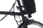 Brompton Electric P Line Folding Bike - Midnight Black