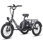 20in Folding Electric Tricycle with Basket
