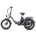 20in Folding Electric Tricycle with Basket
