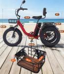 48V Electric Folding Tricycle with Fat Tires