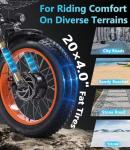 KAKIGO Folding Electric Trike for Adults, 90KM Range