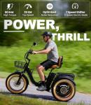 KAKIGO 48V Electric Trike for Adults