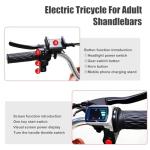 Adult Electric Trike with Basket and 20" Wheels