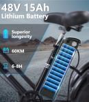 NOMIGO 2025 Electric Trike for Adults with Fat Tires