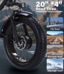 NOMIGO 2025 Electric Trike for Adults with Fat Tires