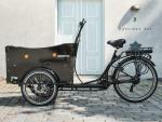 AMCargoBikes Deluxe Electric Tadpole Cargo Tricycle