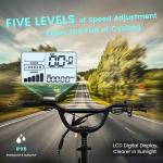 MOONCOOL 20" Folding Electric Trike with Fat Tires