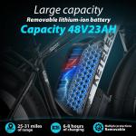 JESRIDER 250W Dual Motor Electric Mountain Bike