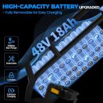 27-Inch Adult Electric Bike with Long Range