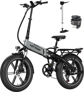 HITWAY Folding Fat Tire Electric Bike for Adults