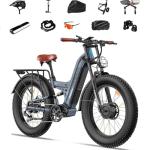 FREESKY Dual Motor Electric Mountain Bike 190KM