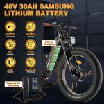 FREESKY Dual Motor Electric Mountain Bike 190KM