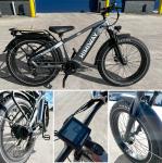 HIMIWAY D5 Zebra Fat Tire Commuter eBike Gray