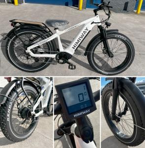 HIMIWAY D5 Zebra Fat Tire Commuter eBike