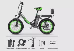 48V Electric Fat Tire Bike with Pedal Assist