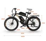 Emoko EC27 27.5'' Electric Fat Tire Mountain Bike