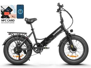 SAMEBIKE LOTDM200-II 20" Fat Tire Folding EBike